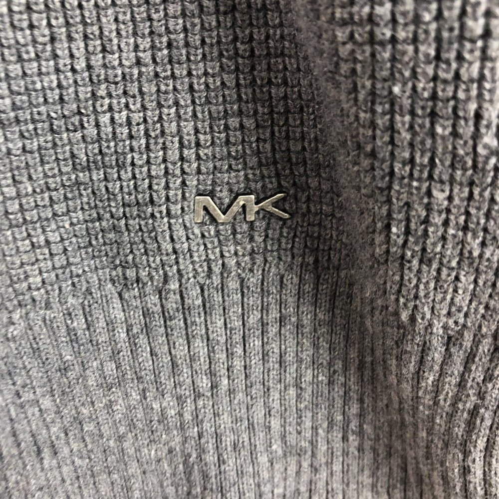 MICHAEL Michael Kors 100% Cotton Sweater Gray - Picture 4 of 10